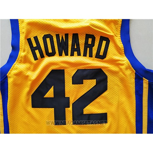 Camiseta Pelicula Beavers Dwight Howard NO 42 Amarillo